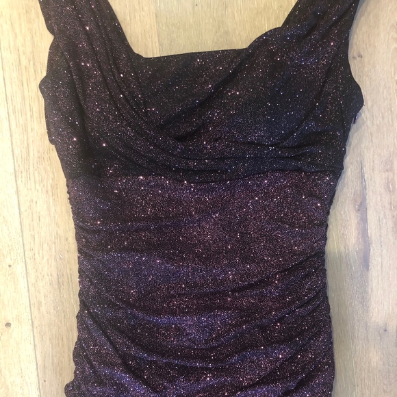 NV Couture | Purple Glitter Gown - Picture 6 of 6